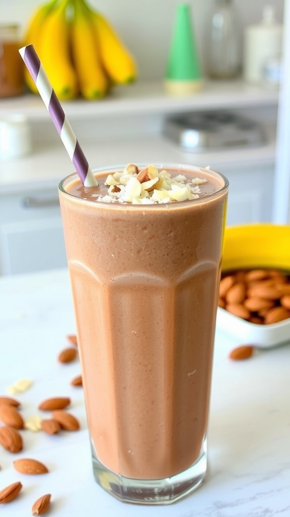 Delicious Almond Joy Smoothie