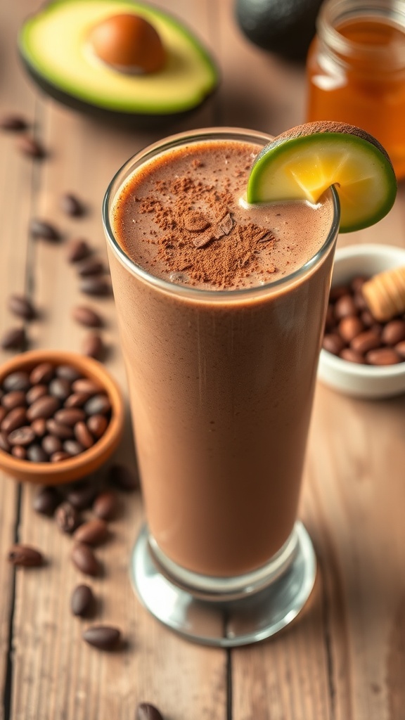 Delicious Chocolate Avocado Smoothie Recipe
