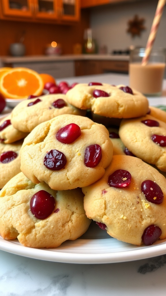Delicious Cranberry Orange Cookies