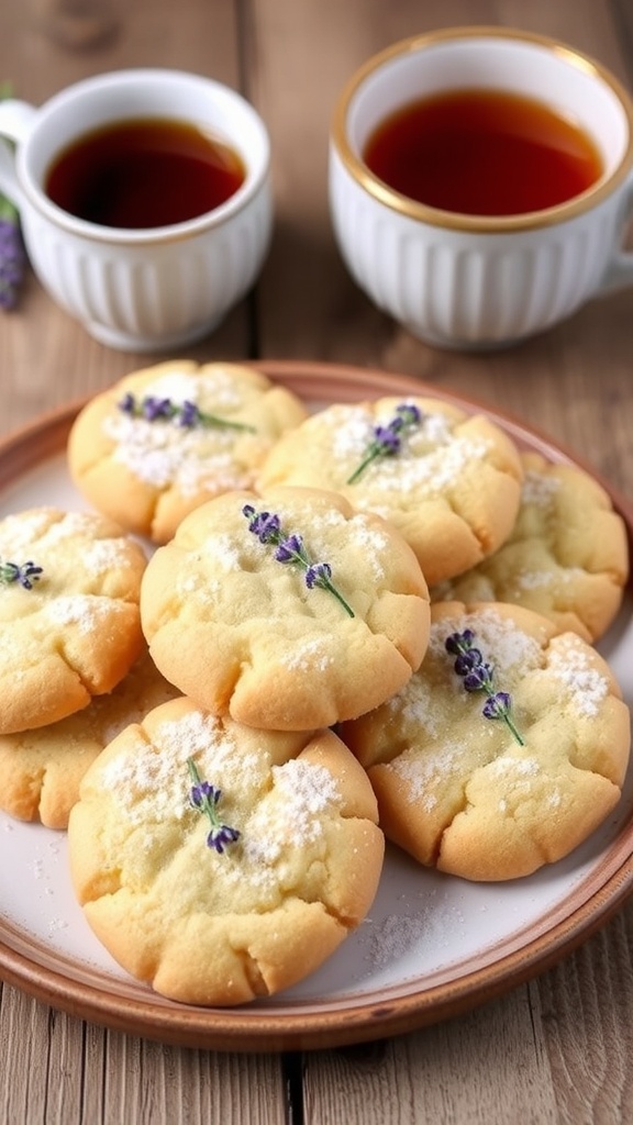 Delicious Lavender Honey Cookies