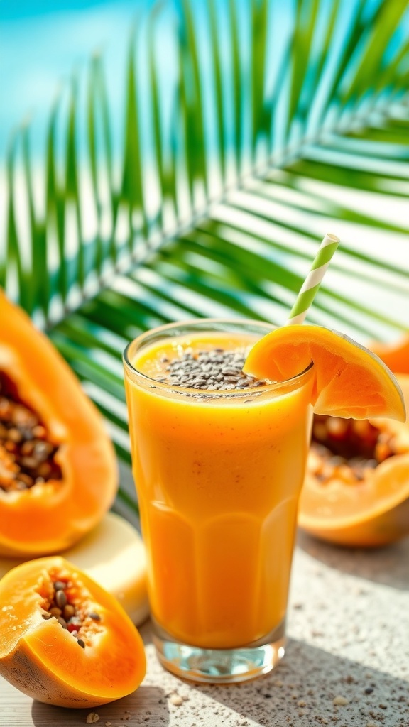 Delicious Papaya Paradise Smoothie Recipe