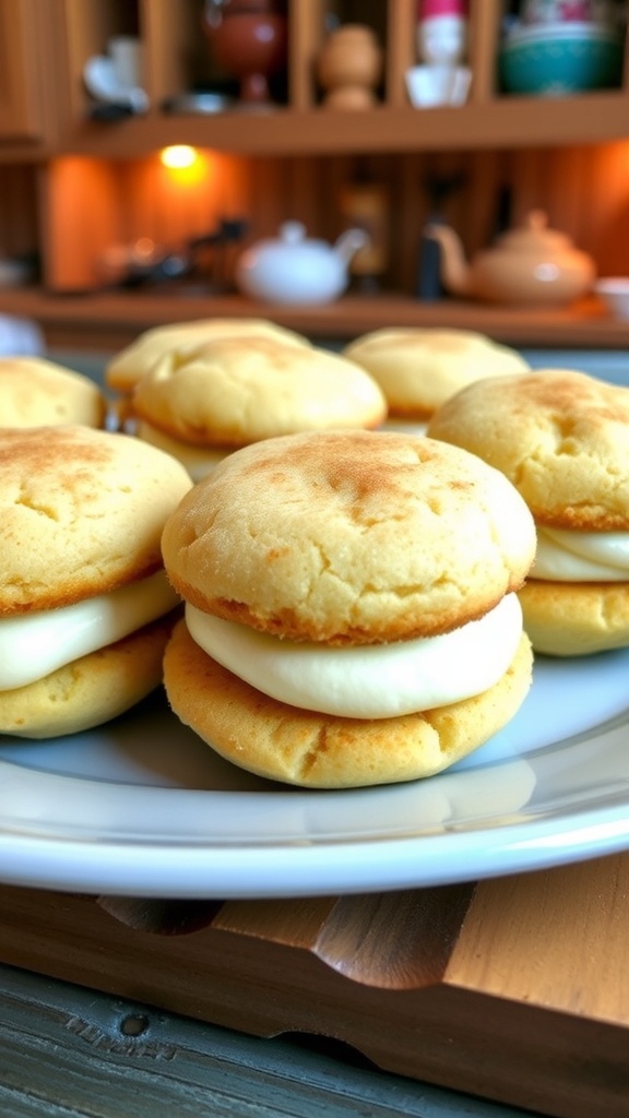 Delicious Snickerdoodle Cookie Sandwiches