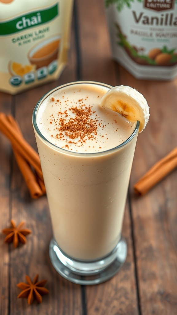Delicious Vanilla Chai Smoothie