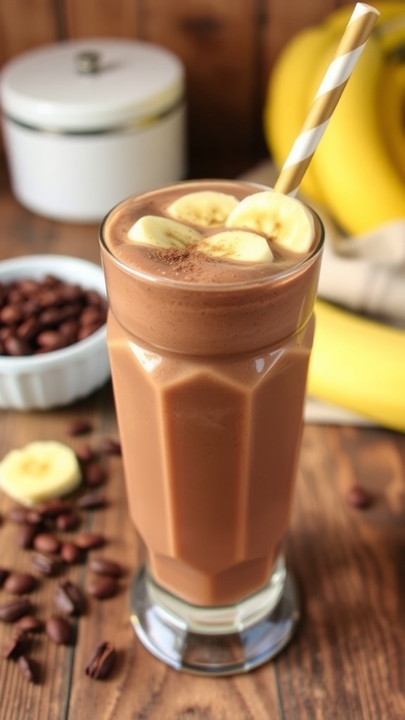 Easy Chocolate Peanut Butter Power Smoothie