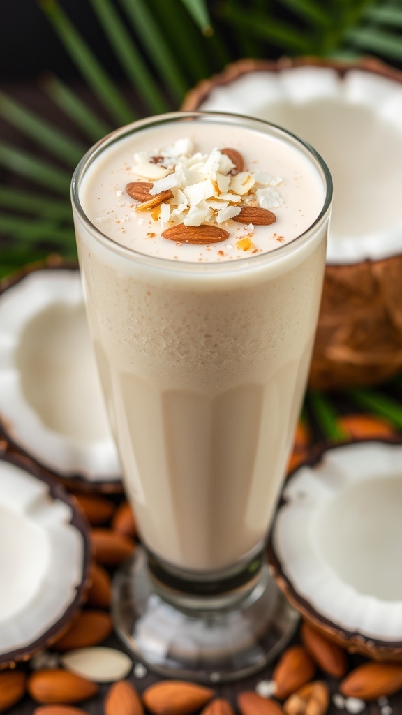Easy Coconut Almond Smoothie Recipe