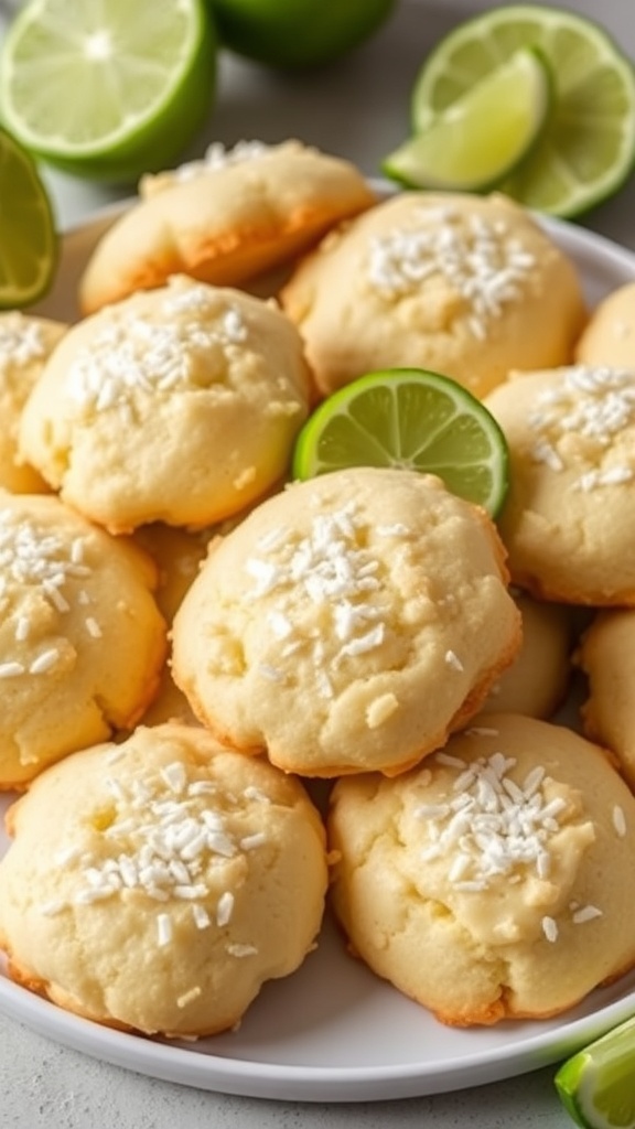 Easy Coconut Lime Cookies Recipe