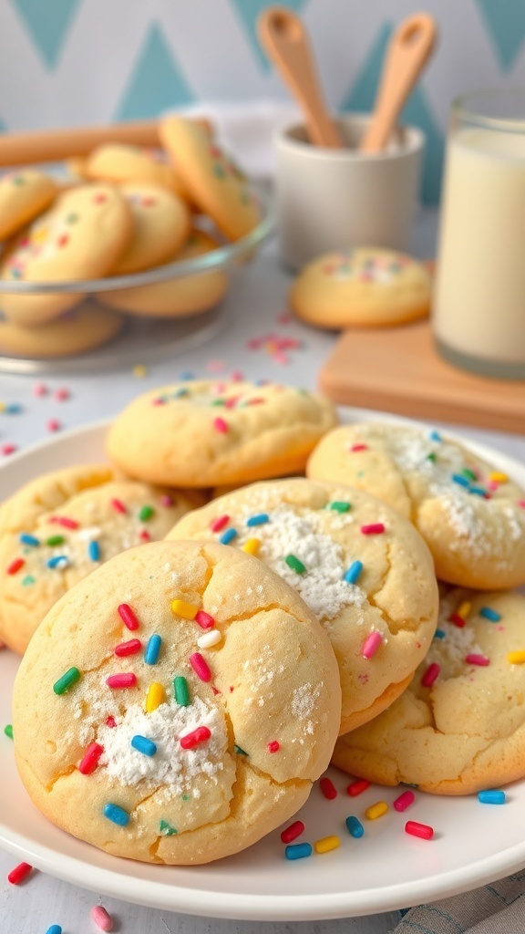 Easy Funfetti Cake Mix Cookies