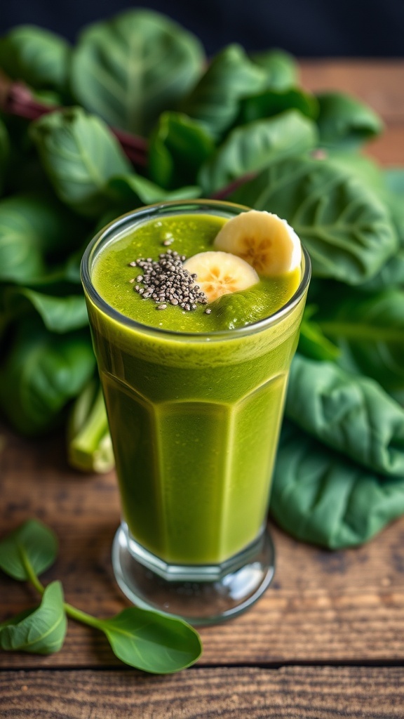 Easy Green Power Smoothie Recipe