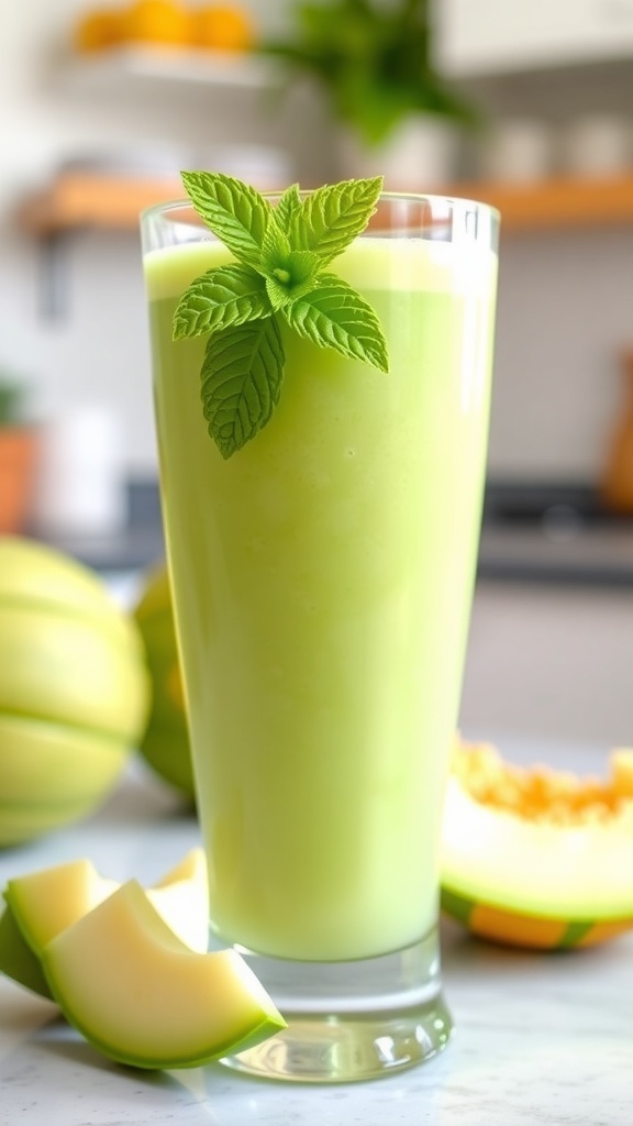 Easy Honeydew Melon Smoothie Recipe