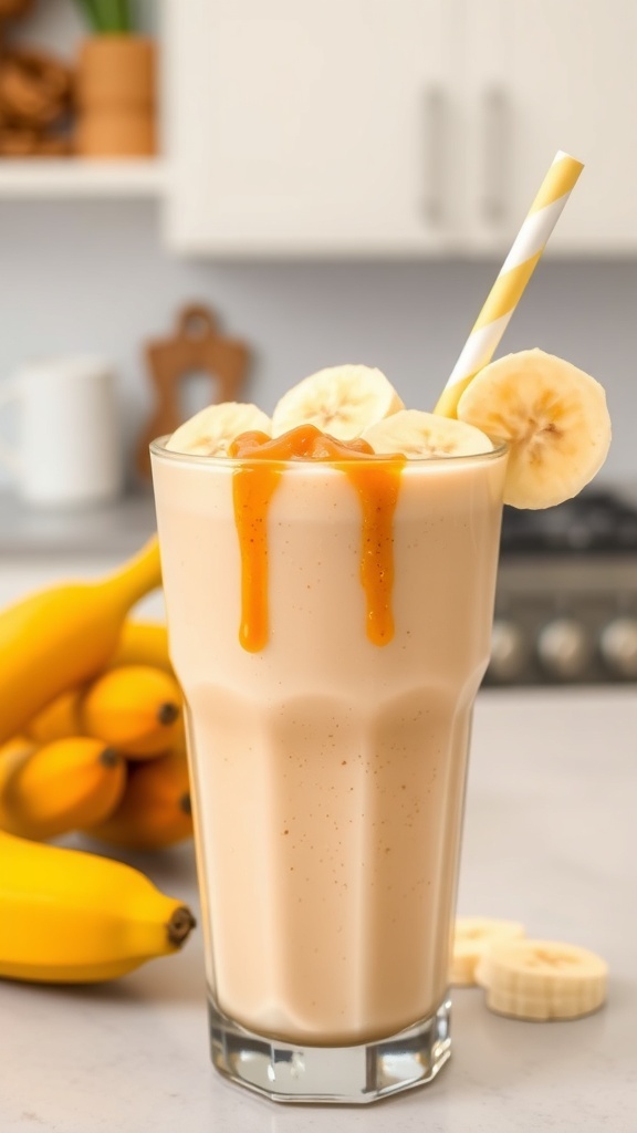 Easy Peanut Butter Banana Smoothie Recipe