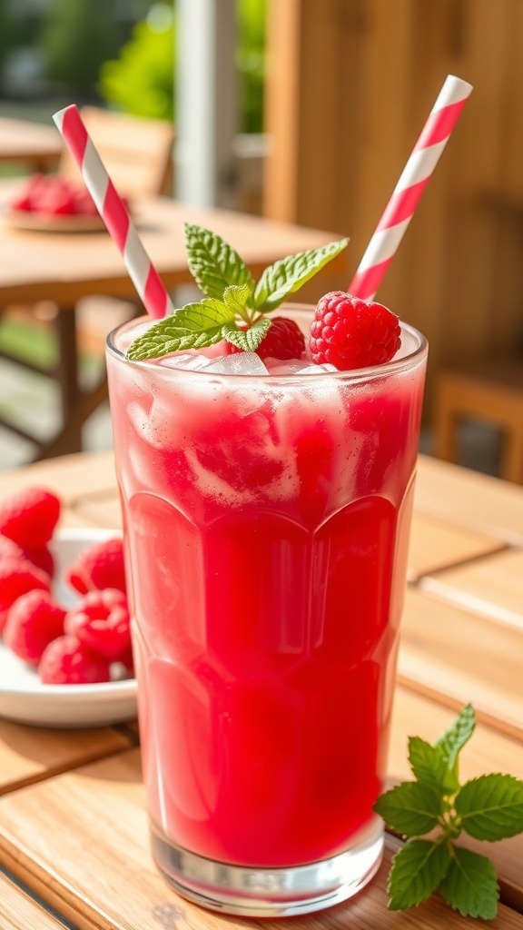 Easy Raspberry Lemonade Smoothie Recipe
