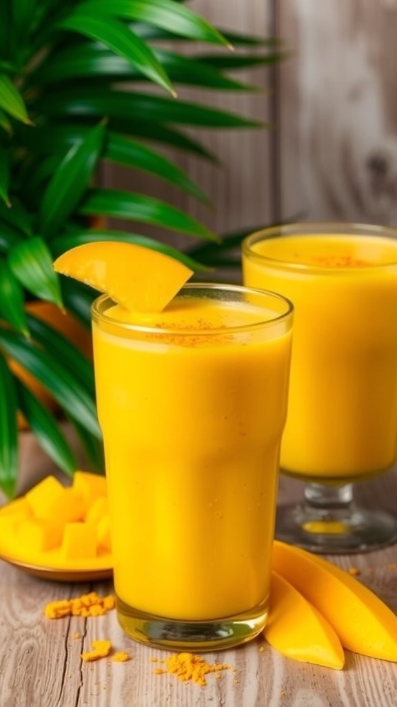 Healthy Mango Turmeric Smoothie Recipe
