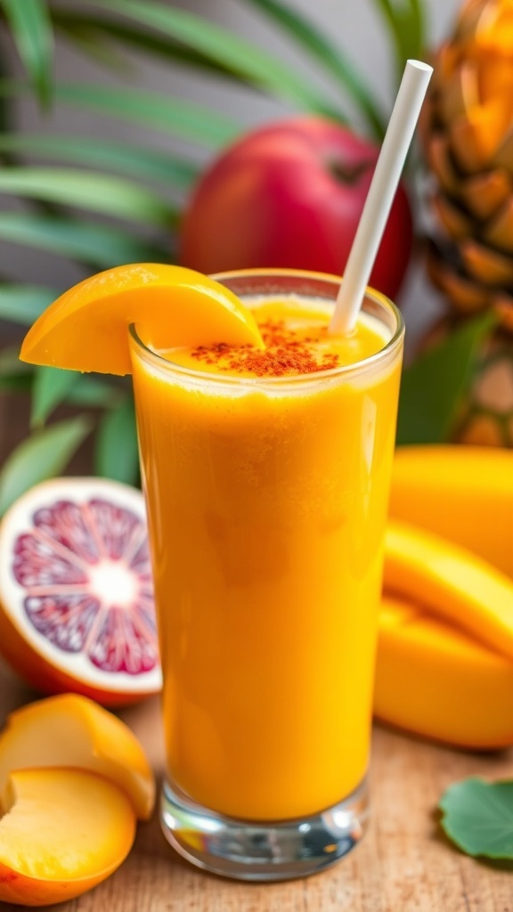 Refreshing Spicy Mango Smoothie