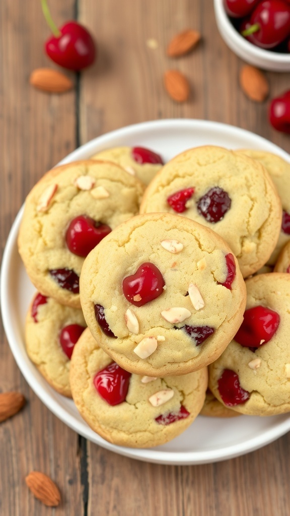 Simple Cherry Almond Cookies Recipe